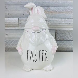 Rae Dunn Easter Bunny Rabbit 12 1/2” Artisan Collection 195 Cookie Jar VERY RARE